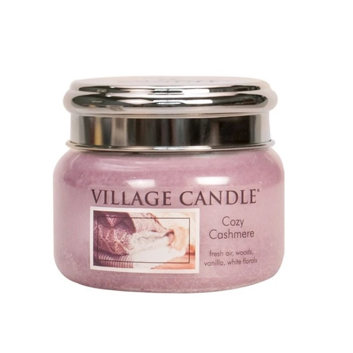 VILLAGE CANDLE / Svíčka ve skle Cozy Cashmere 262g