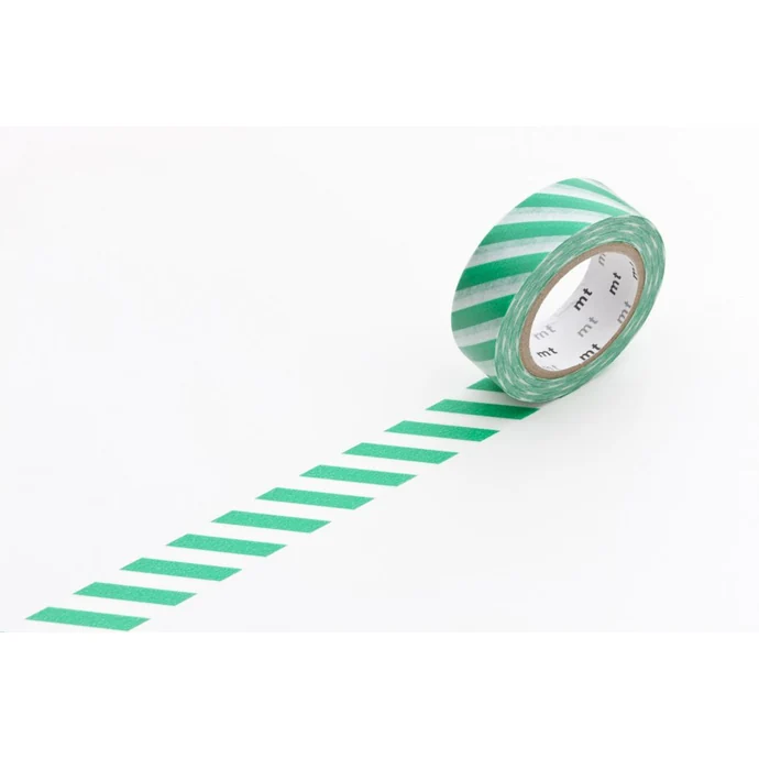 mt / Designová samolepící páska Stripe green