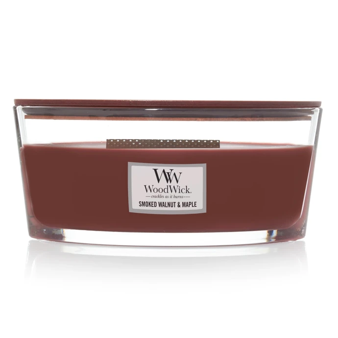 WoodWick / Vonná svíčka WoodWick - Smoked Walnut and Maple 454 g