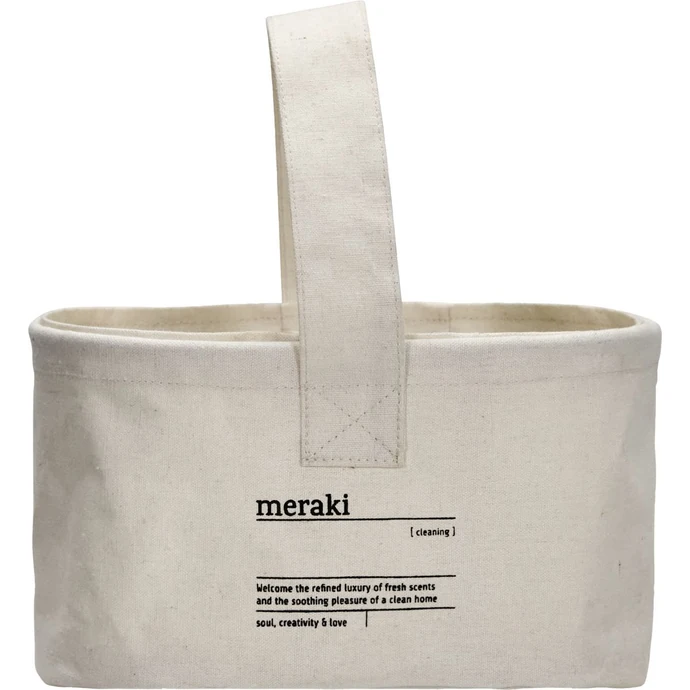 meraki / Úložný textilný košík Meraki Clean White