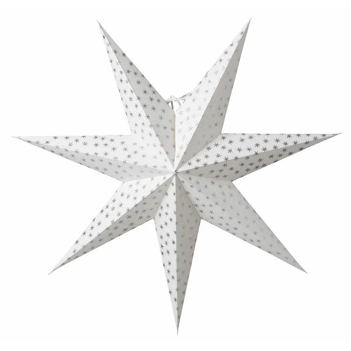 watt & VEKE / Závěsná svítící hvězda Asta Silver 60 cm