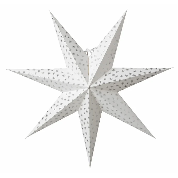 Watt & Veke / Závěsná svítící hvězda Asta Silver 60 cm
