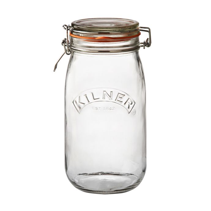 KILNER / Okrúhly zavárací pohár s klipsou 1,5 l