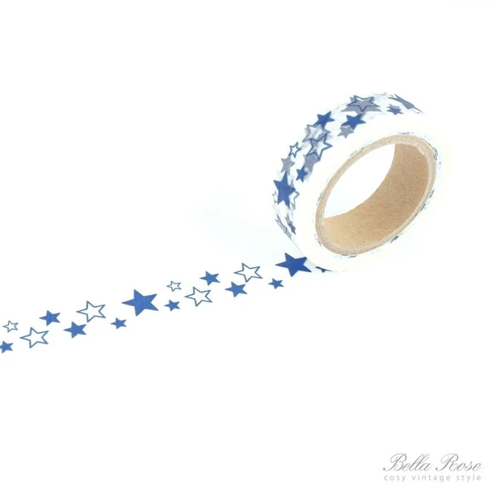 La finesse / Samolepící designová páska Blue Stars