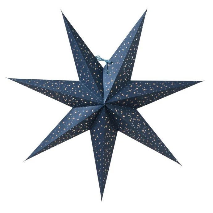 watt & VEKE / Závěsná svítící hvězda Helsinki Blue 60 cm