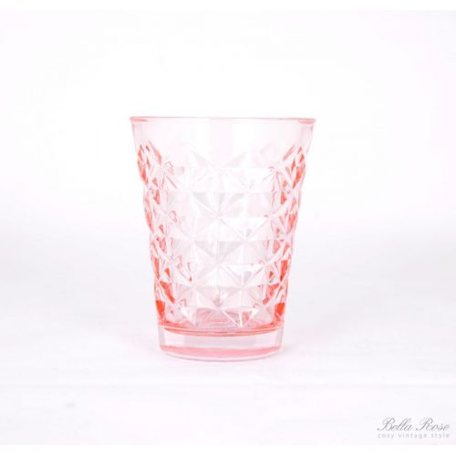 Tine K Home / Svícen Facet glass Rose 10 cm