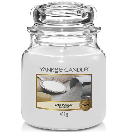 Yankee Candle / Svíčka Yankee Candle 411gr - Baby Powder