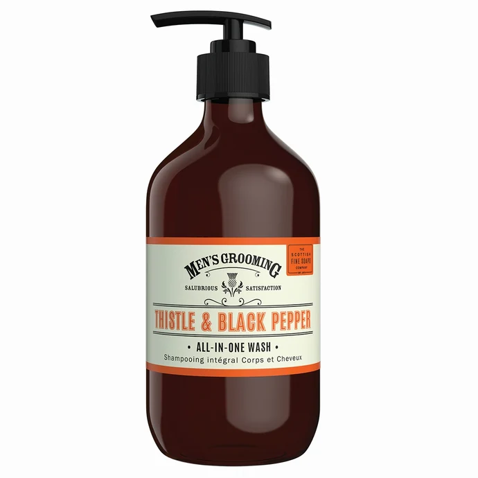 SCOTTISH FINE SOAPS / Pánský mycí gel na tělo i vlasy Thistle & Black pepper 500ml