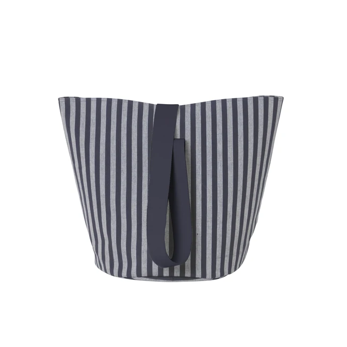 Ferm Living / Bavlněný košík s uchem Chambray - Medium