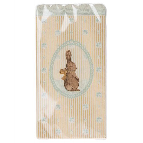 Maileg / Velikonoční papírové ubrousky Bunny - 16 ks