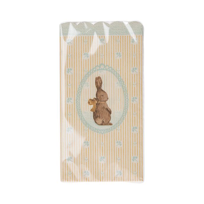 Maileg / Velikonoční papírové ubrousky Bunny - 16 ks