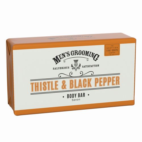 SCOTTISH FINE SOAPS / Luxusné pánske mydlo Thistle & Black pepper 220g