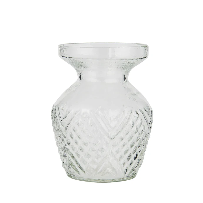 IB LAURSEN / Skleněná váza Pattern Clear Wide