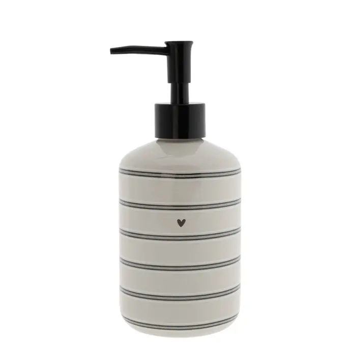 Bastion Collections / Keramický zásobník na mydlo Titane Stripes 350 ml