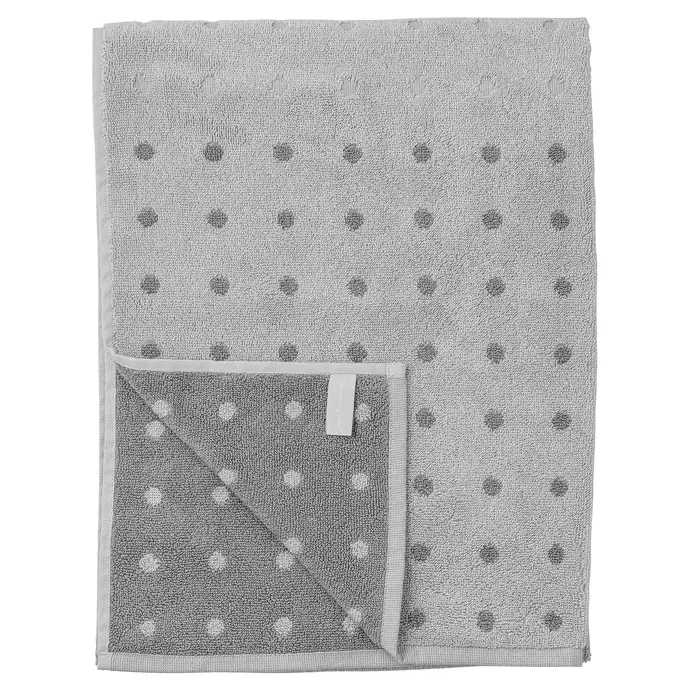 Bloomingville / Bavlnená osuška Grey Dot 70 x 140 cm