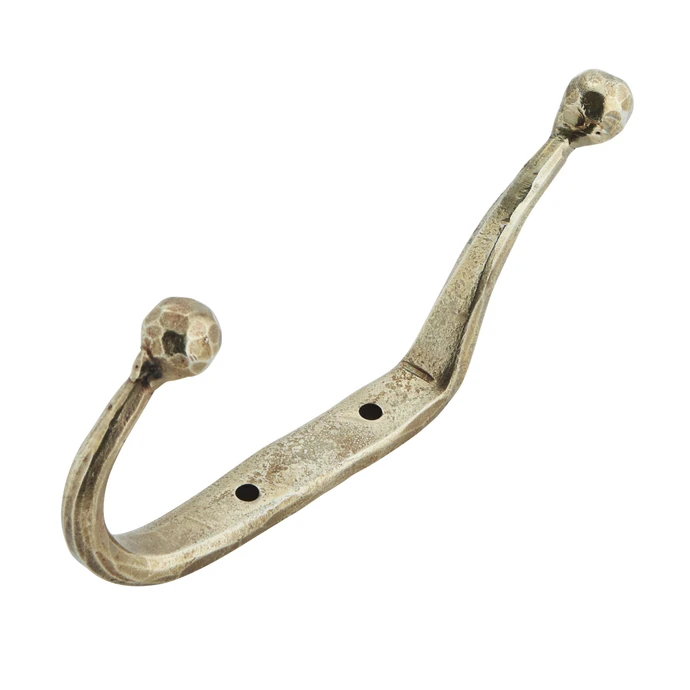 MADAM STOLTZ / Kovový věšák Antique Brass