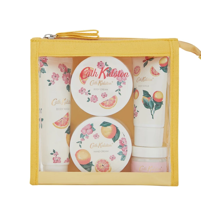 Cath Kidston / Cestovní set kosmetiky Grapefruit and Ginger