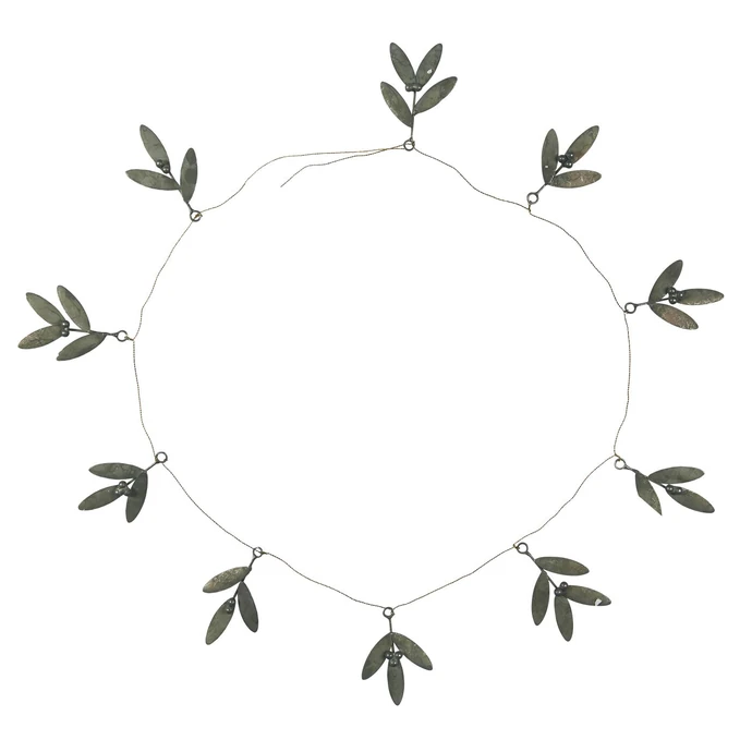 IB LAURSEN / Vánoční zinkový řetěz Mistletoe Zinc 140 cm