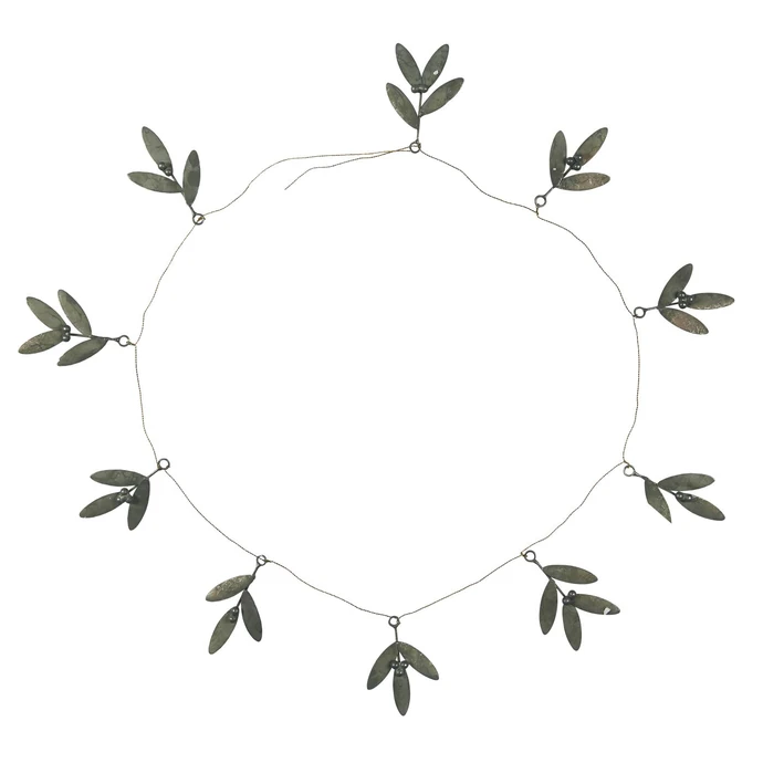 Ib Laursen / Vianočná zinková reťaz Mistletoe Zinc 140 cm