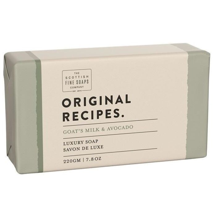 SCOTTISH FINE SOAPS / Luxusné tuhé mydlo Kozie mlieko a avokádo - 220g
