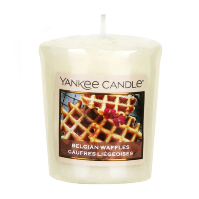 Yankee Candle / Votívna sviečka Yankee Candle - Belgian Waffles