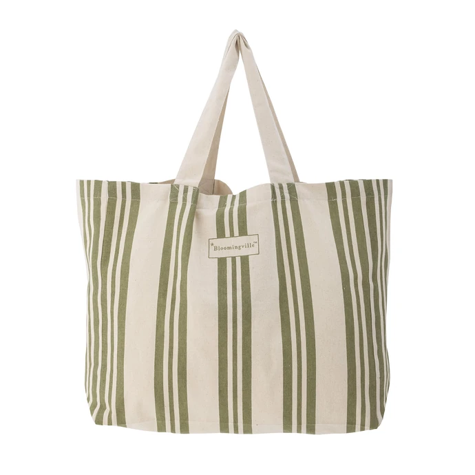 Bloomingville / Bavlnená nákupná taška Trina Green