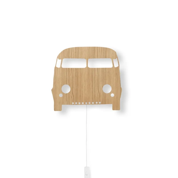 Ferm Living / Detská LED lampička Oak Car Lamp