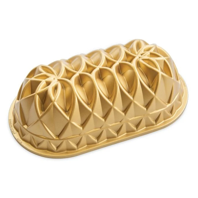 Nordic Ware / Hliníková forma na chlebíček Jubilee Gold