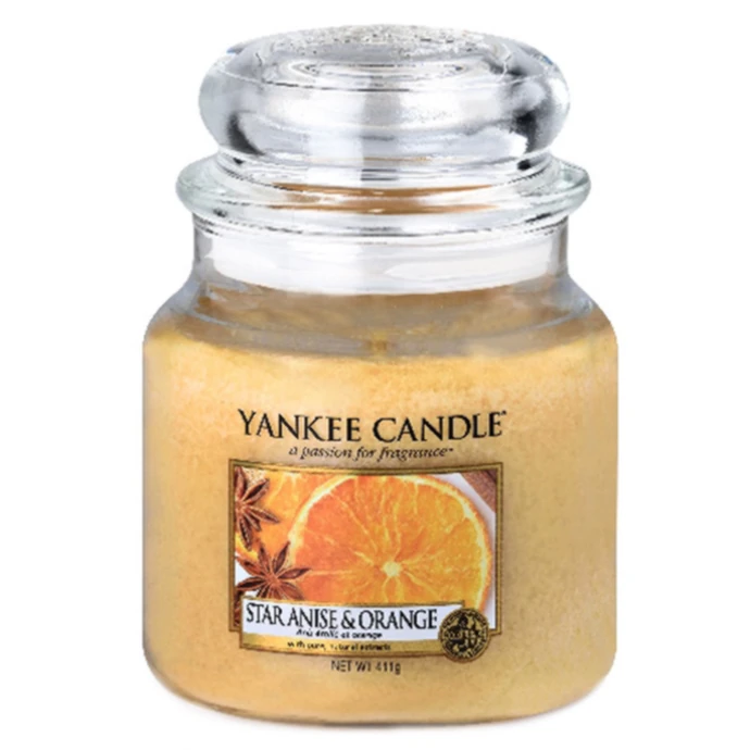 Yankee Candle / Svíčka Yankee Candle 411gr - Star Anise & Orange