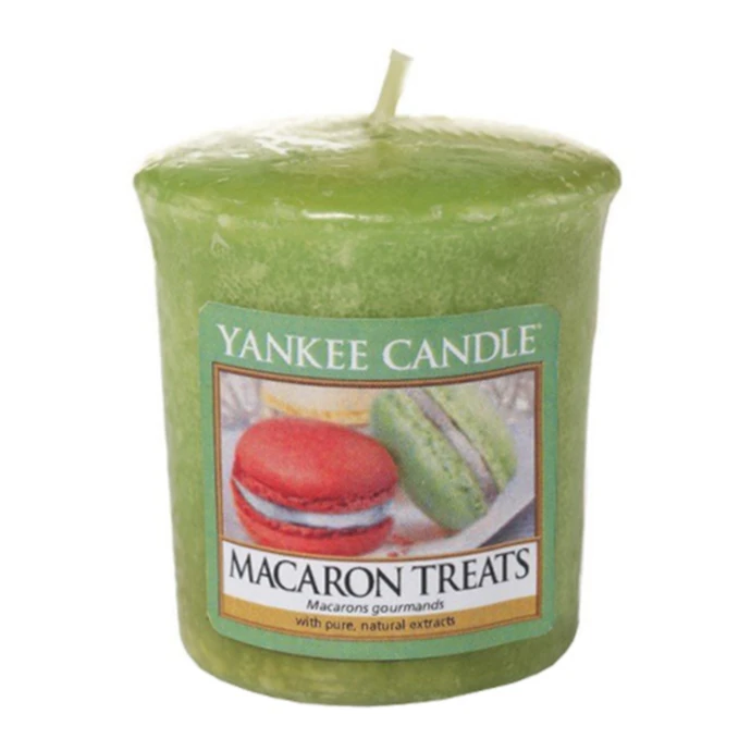 Yankee Candle / Votívna sviečka Yankee Candle - Makrónky