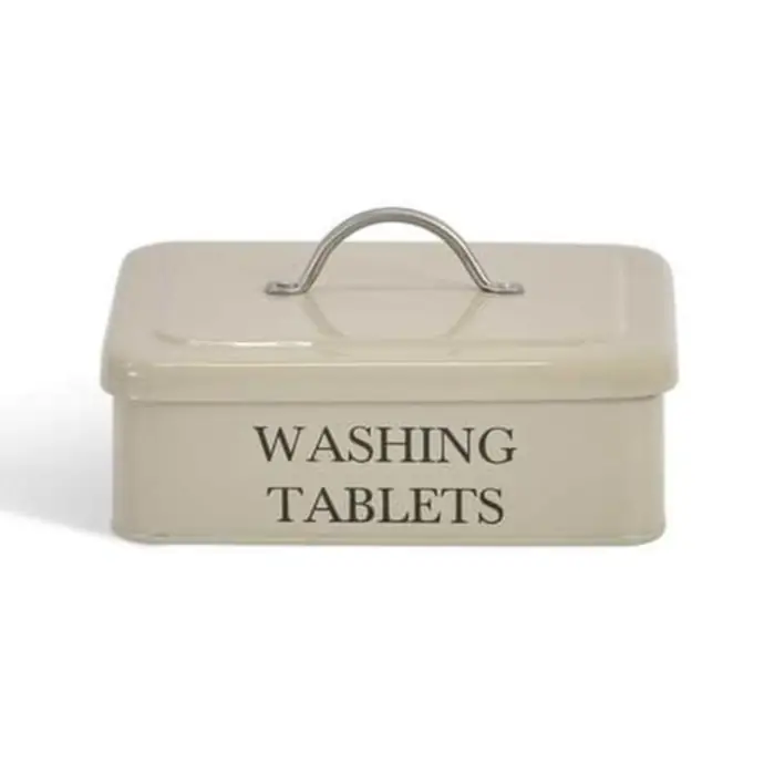 Garden Trading / Plechový box na tablety do myčky / pračky Clay