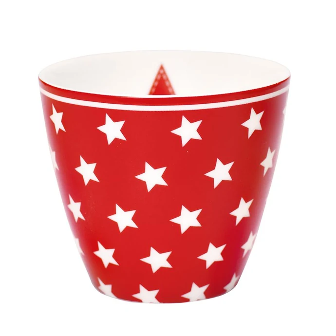 GREEN GATE / Latte cup Star Red