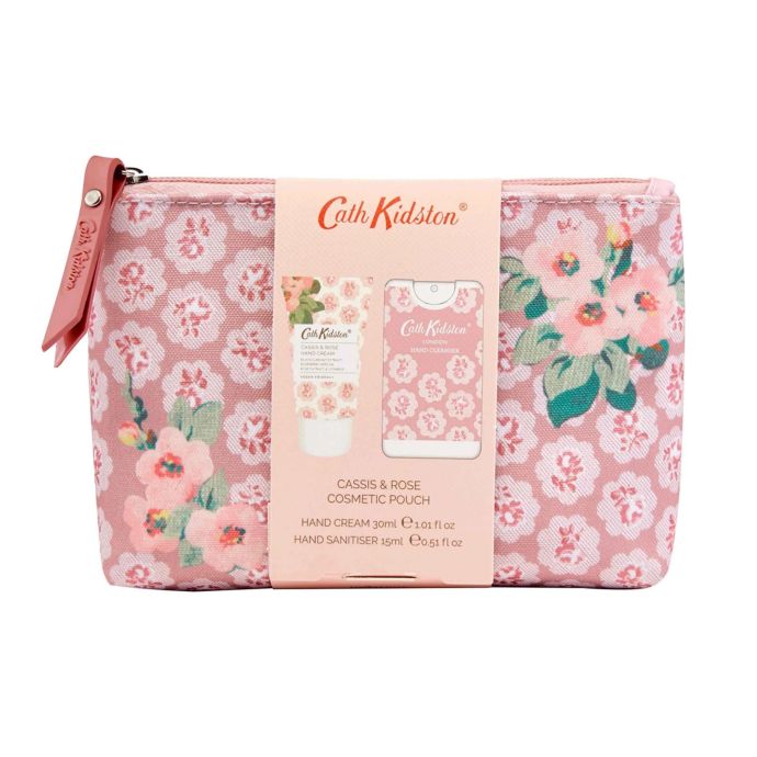 Cath Kidston / Taštička s kozmetickým setom pre starostlivosť o ruky Cassis & Rose