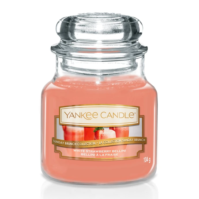 Yankee Candle / Svíčka Yankee Candle 104g - White Strawberry Bellini