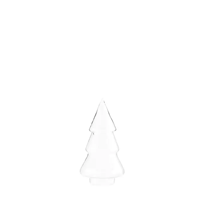 MADAM STOLTZ / Skleněná dózička Glass Tree 22,5 cm