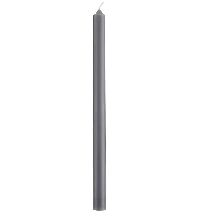 IB LAURSEN / Úzká svíčka Dark grey 20 cm