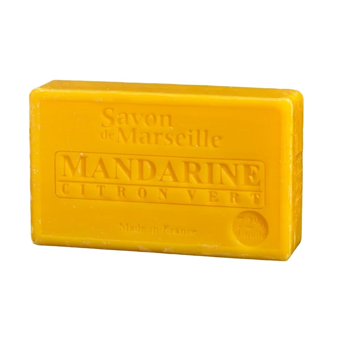 LE CHATELARD / Marseillské mýdlo 100 g - mandarinka a limetka