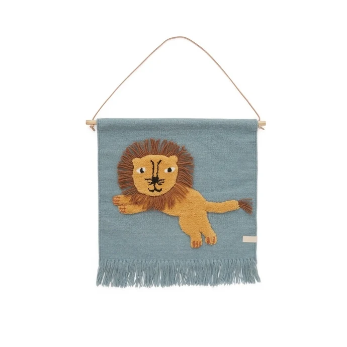 OYOY / Textilní dekorace na stěnu Lion