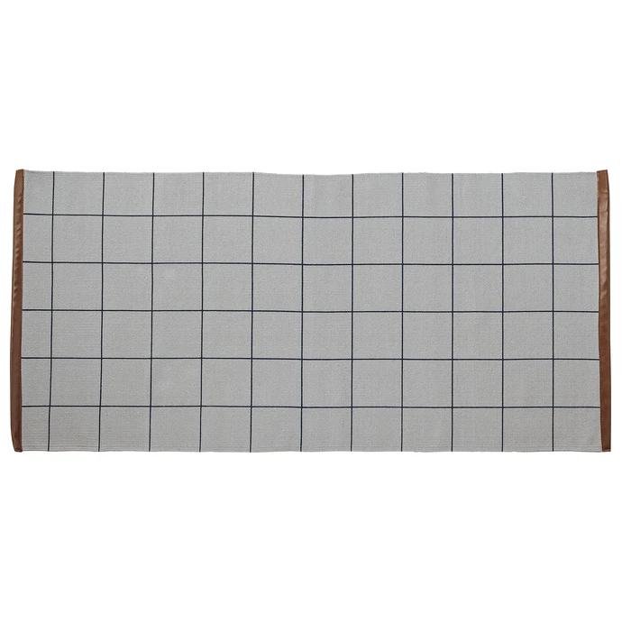 Bloomingville / Bavlněný kobereček Cool Grey Checks