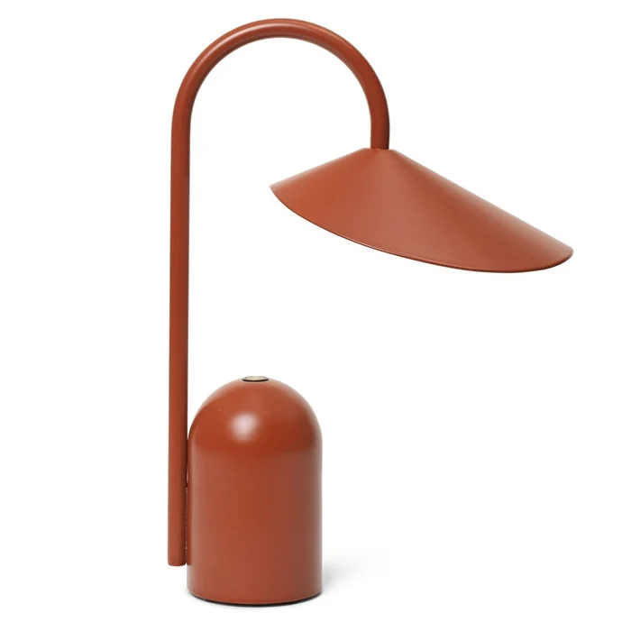 Ferm Living / Stmívatelná LED lampa Arum Oxide Red