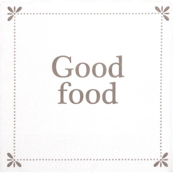 IB LAURSEN / Papierové obrúsky Good food