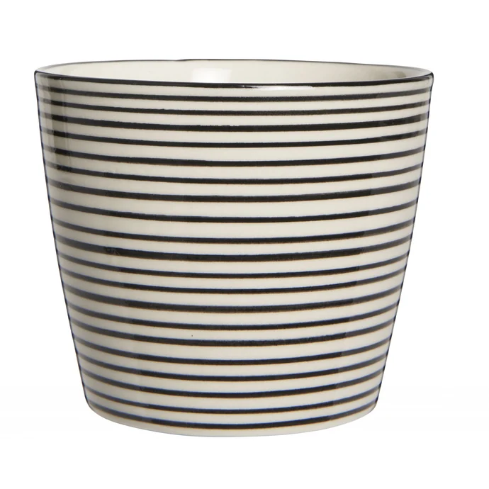 Ib Laursen / Latte cup Casablanca Black Stripe 200 ml
