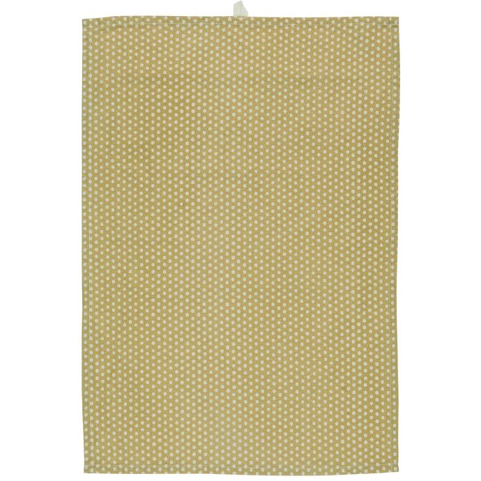 IB LAURSEN / Utierka Yellow White Dots 50x70 cm
