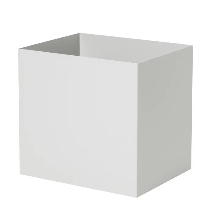 Ferm Living / Kovový úložný box Plant Box Grey