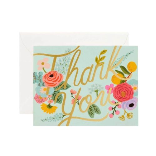 Rifle Paper Co. / Prianie Mint Garden Thank You