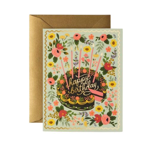 Rifle Paper Co. / Narodeninové blahoželanie Floral Cake