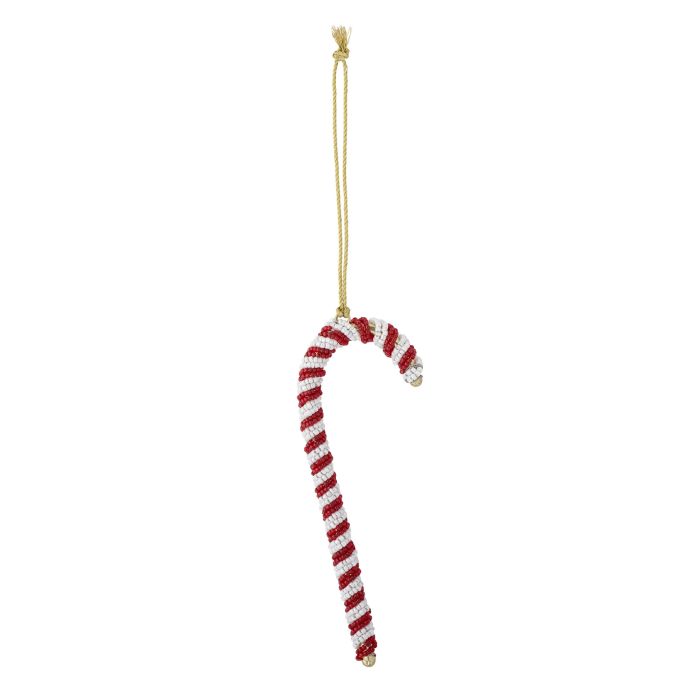 Bloomingville / Vianočná ozdoba Jenice Red Glass / Metal 14 cm