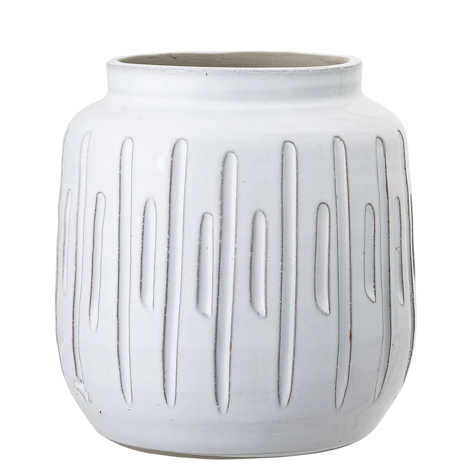 Bloomingville / Dekorativní váza White Terracotta
