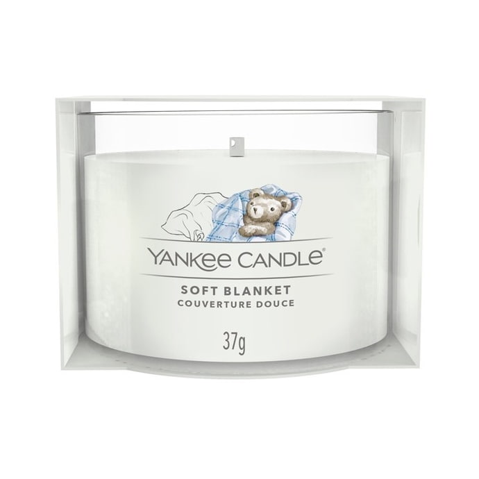 Yankee Candle / Votívna sviečka v skle Yankee Candle - Soft Blanket