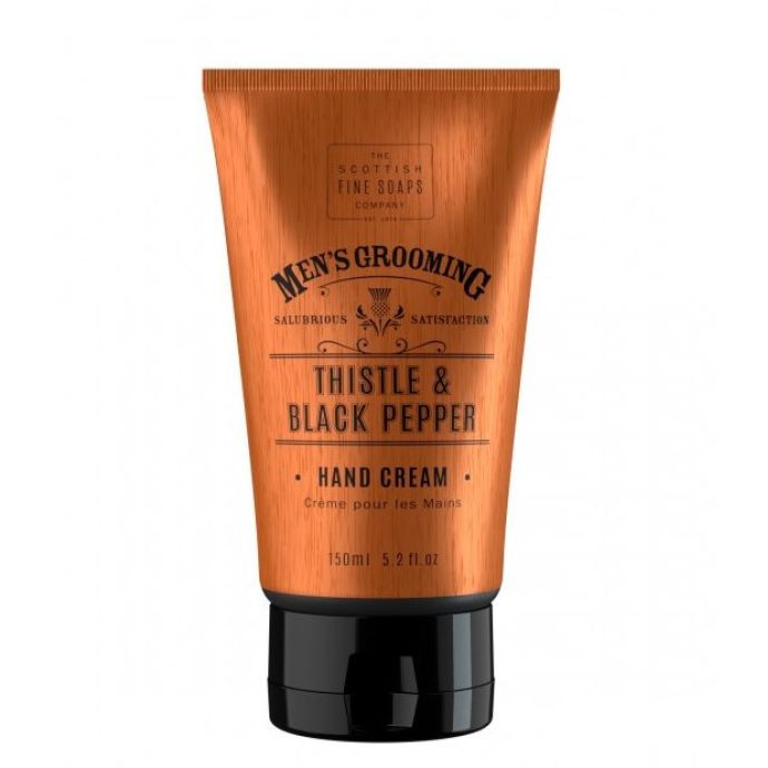 SCOTTISH FINE SOAPS / Pánský krém na ruce a nehty Thistle & Black pepper 150 ml